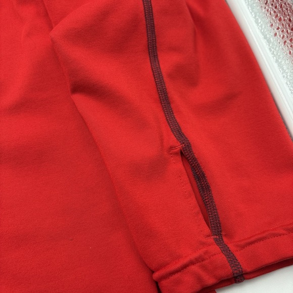 New Balance Jogger Jacket Mens Size Extra Large Pull Over Quarter Zip Red - Picture 7 of 12